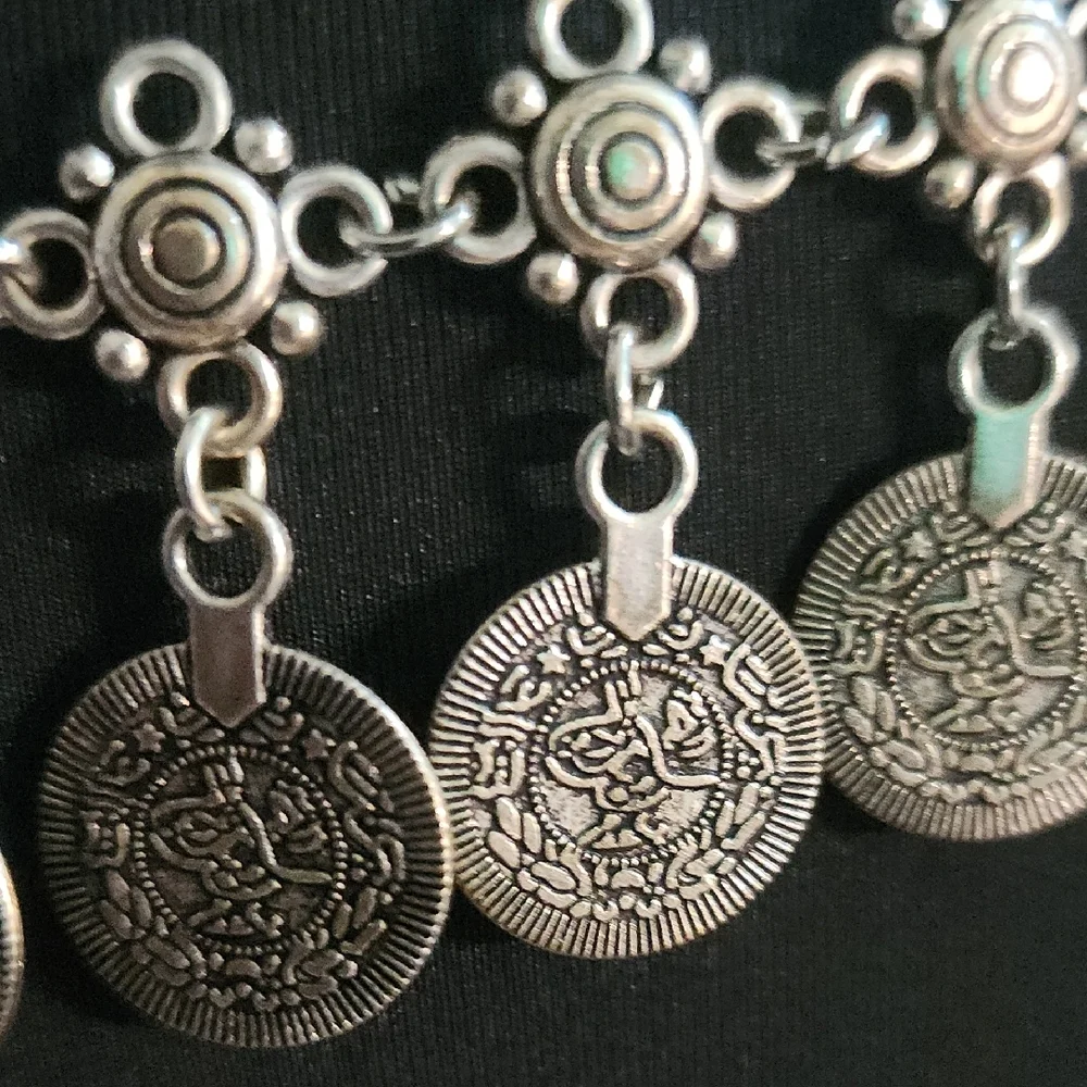 Vintage Silver Coin Belt - Picture 2 of 4